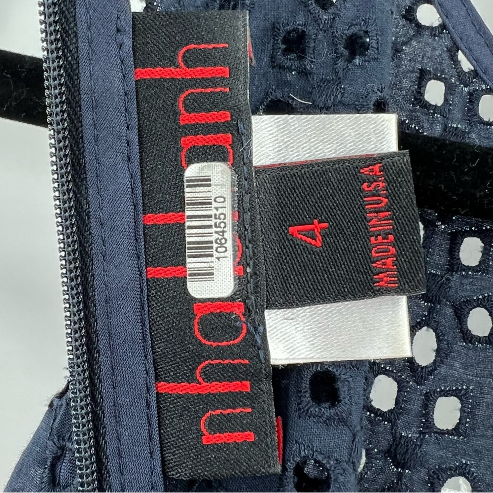 Nha Khanh Navy Bell Dress size 4 - Picture 7 of 9